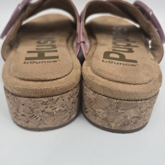 Hush Puppies June Buckle Slides Cool Pink Leather Size:6 - Picture 5 of 11